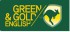 Green and gold english Logotipo